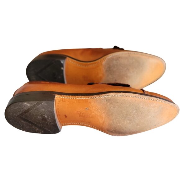 Allen Edmonds Dalton Tan Leather Tassel Loafers Mens Dress Shoes Size 10.5 D - Picture 9 of 10